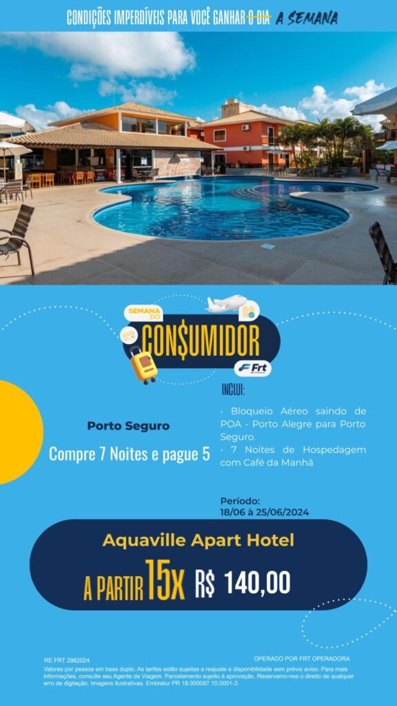 Aquaville Apart Hotel – Porto Seguro, BA